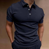 Polo Shirts Summer Men's Polo Shirt Short-Sleeved T-shirt