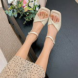 Nude Wide Fit Block Heels