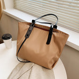 The Teacher Tote Women's Tote Large Capacity Women's Bag Handbag Casual Shoulder Bag Commuter Oxford Cloth Bag