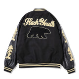 Letterman Jacket Outfit Senior Jackets Varsity Baseball Coat Men's Loose Lapel Baseball Uniform Jacket