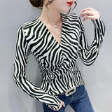 Zebra T Shirt Zebra Print Long Sleeve