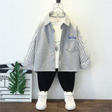 Toddler Boys Sweater Boys' Shirt Autumn Children's Autumn Clothing Long Sleeve Outer