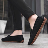 Loafers for Men Spring/Summer Fashion Men's Slip-on Gommino Men's Shoes Slip-on British Casual Lazybones' Shoes