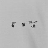 Off White Long Sleeve Round Neck Sweater Autumn And Winter Square Printing Crew Neck Pullover Sweatshirt