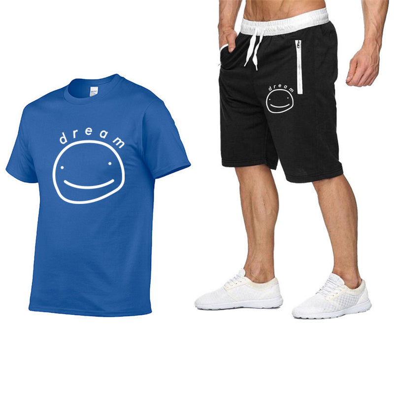 Dreamwastaken Novelty Hoodies Dream Merch Shirt Printed Short Sleeve T-shirt Set
