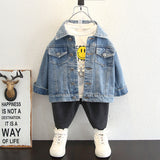Toddler Boys Jackets Boys' Denim Jacket Spring and Autumn