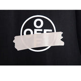 Off White T Shirt Short Sleeve Owt Plus Size Arrow Casual Fashionable Tshirt