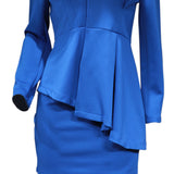 Women Blazar Pants Suit Women's Fall Winter Skirt Two-Piece Suit