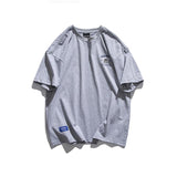 Varsity Jacket for Men Baseball Jackets Short-Sleeved T-shirt Casual Cartoon Baseball Print Loose Sports