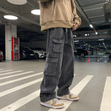 Men Cargo Pants Cargo Jeans Men's Autumn and Winter Casual Versatile Trousers