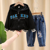 Toddler Boys Jackets Boys Autumn Clothing Suit Hooded Jacket Children