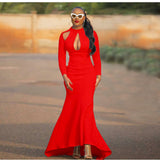 Mariah Carey See through Dress plus Size High Waist Sexy Fishtail Skirt Formal Dress