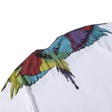 Marcelo Burlon T Shirt Fashion Brand Water Drop Color Wings Feather Short Sleeve T-shirt Loose Version Couple's Tops Men and Women Half Sleeve