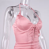 Women Summer Dresses Mini Dress Autumn and Winter Sexy Women Clothing Pleated Skirt Dress