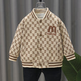 Toddler Boys Jackets Boys' Jacket Baseball Uniform Spring and Autumn