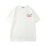 Men's Tshirts Bear Letter Printing Fashion Brand Short Sleeve T-shirt Men's Summer Trend Loose Cotton Half Sleeves