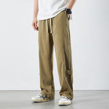 Men Sweatpants Loose Wide Leg Draped Casual Pants Sports
