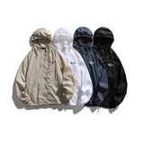 Man Summer T Shirt Hooded Thin Sun-Protective Clothing