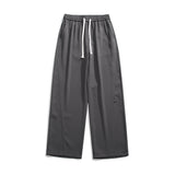 Men Sweatpants Loose Trousers Draping Simple Ice Silk Leisure
