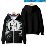 Skeleton Hoodie Zip Jacket