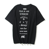 Fog T Shirt Short Sleeve High Street plus Size Retro Sports Tshirt for Men and Women Fear Of God