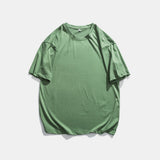 Men T Shirt Summer Casual Tops Men's Clothes Summer Wear Vintage Men's round Neck Short Sleeve Casual Loose Solid Color Undershirt