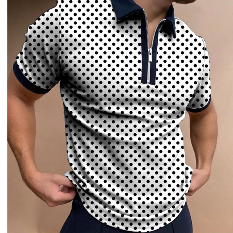 Polo Shirt Men's Spring and Summer Polo Shirt