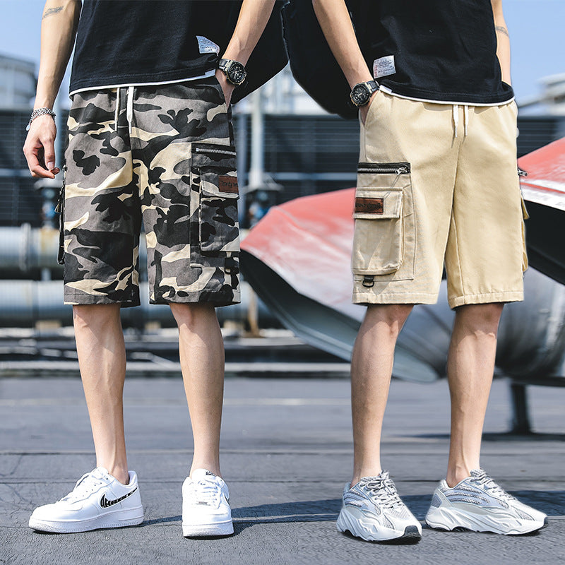 Men Shorts Men's Summer Loose Thin Sports Shorts