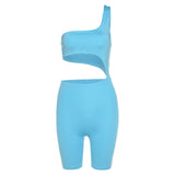 Spring New Women 'S Clothing Sexy Cutout Hip Lifting Short Jumpsuit