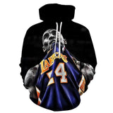 In Memory of Kobe Hoodie Commemorative Kobe3d Printed Hood Sweatshirt