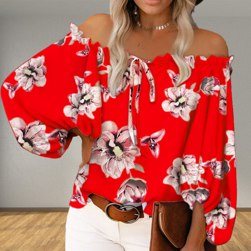 Women Bohemian Shirts Women's Clothing Spring/Summer Loose Temperament Printing