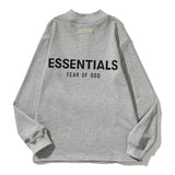 Kanye West Sunday Service Sweatshirt Printed Long Sleeve Half Turtleneck T-Shirt Sweater