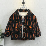 Toddler Boys Jackets Boys Autumn Clothing Denim Suit Two Pieces