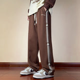 Men Sweatpants Loose Drooping Wide Leg Trousers