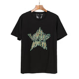 Vlone Printed Short Sleeve Casual Fashionable Summer Clothes T Shirt