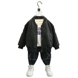 Toddler Boys Jackets Children's Clothing Boy's Leather Jacket Autumn Clothing Coat
