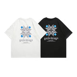 Man Summer T Shirt Printed Round Neck