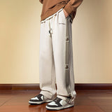 Men Sweatpants Loose Drooping Wide Leg Trousers