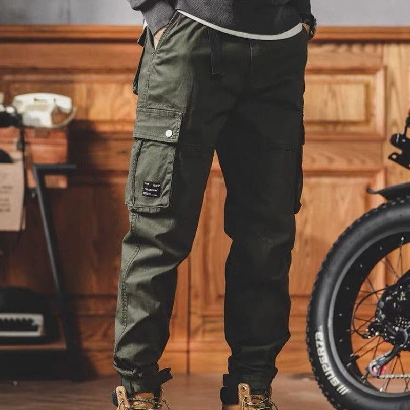 Men Cargo Pants Spring and Autumn Fashion Brand Men's Wide Pants Men's Casual Pants