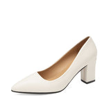 Nude Chunky Heel