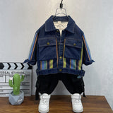 Toddler Boys Jackets Boys' Jacket Spring and Autumn Denim Jacket