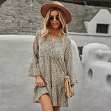 Beth Dutton Outfits Autumn and Winter Dress Leopard Print Sexy