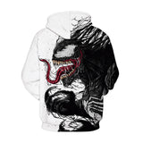 Spider Man Hoodie Venom3d Printing Zipper Hooded Sweatshirt