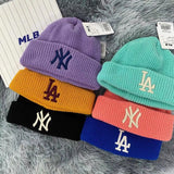 Yankee and Dogers Winter Hat Fall Winter Fashion Embroidery Fashion Wool Hat