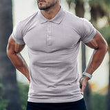 Polo Shirts Cotton Short Sleeve Men's Shirt Casual Fashion Tops