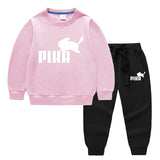 Children Pokemon Pikachu Hoodie & Pant Set Two-Piece Cotton Sweater Set
