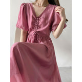 Kim Kardashian Marilyn Monroe Dress Summer Dress Women's Solid Color