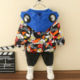 Toddler Boys Jackets Children Ultraman Coat Spider-Man Boy