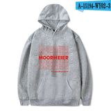 Black Rose Hoodie Payton Moormeier Printed Series Men's and Women's Hooded Sweater Autumn and Winter