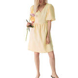 Women Bohemian Dress Women's Summer Cotton and Linen Dress